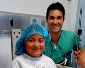 Doctor with patient