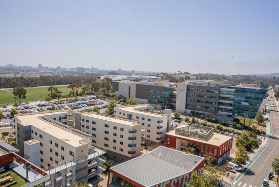 aerial view of UC San Diego