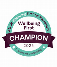 Wellbeing First Champion Logo