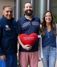 From left: Michael Madani, MD, Mark and Melissa Washburn, Nick Kim, MD