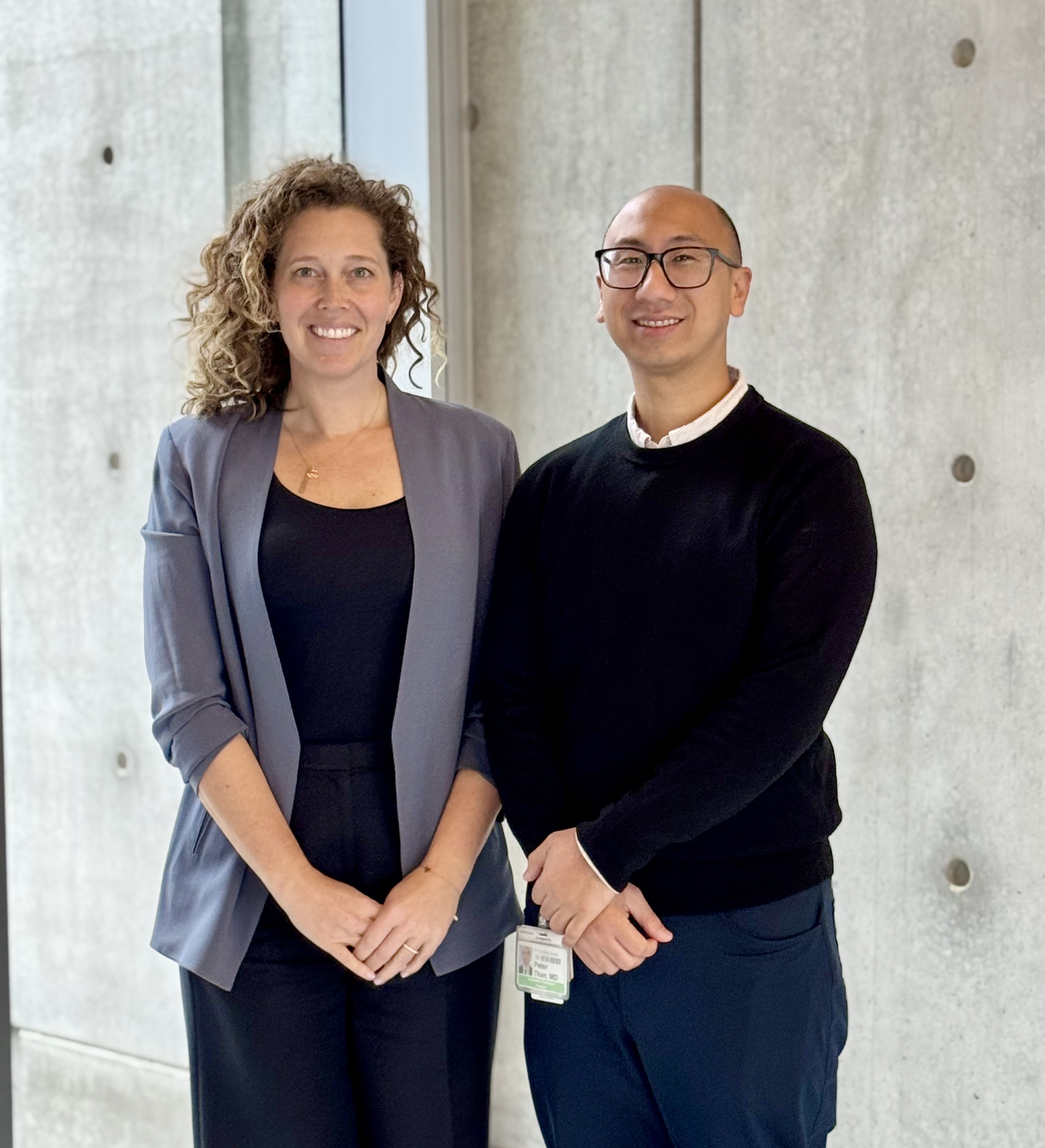 From left: Aleah Brubaker and Peter Than